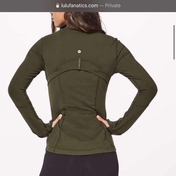 🫒LULULEMON DEFINE JACKET *LUON-DARK OLIVE-6/8/10🫒 - Picture 4 of 15